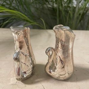 Vintage Art Deco Style Swan Salt & Pepper Shakers